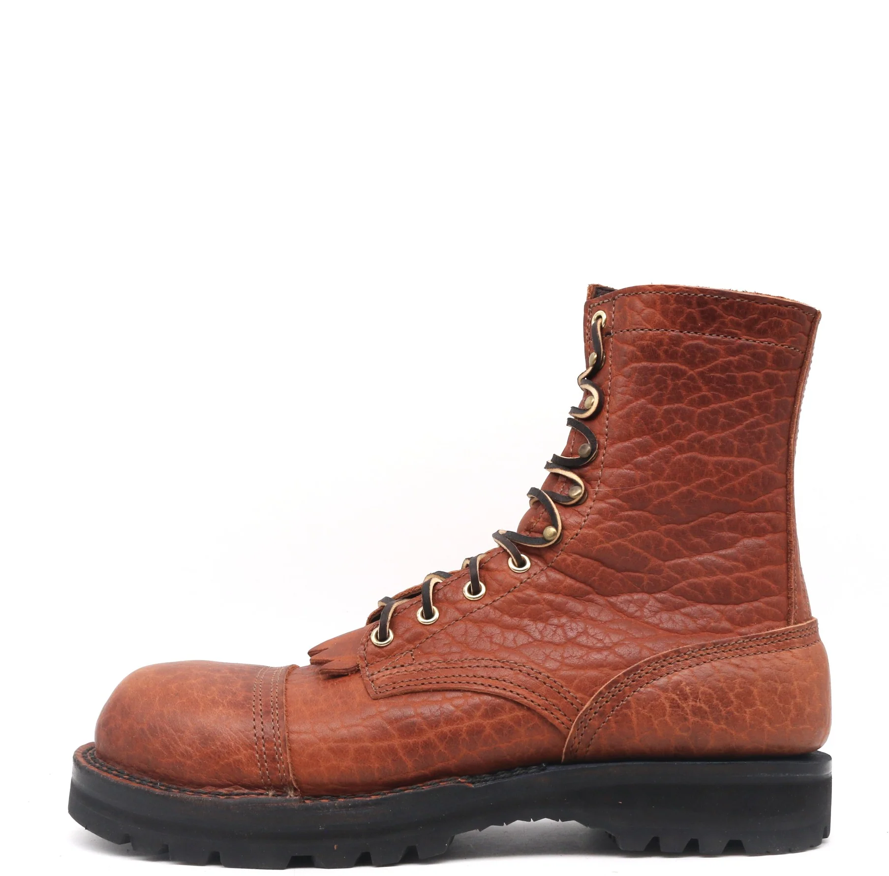 Safety Shrunken Bison LaceUp 11 B - Ready To Ship!