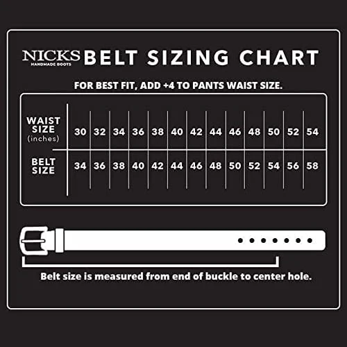 In Stock - Classic Work Belt / 1964 Black / 1.5” / Waist Size 42 (Belt Size 46) - Image 3