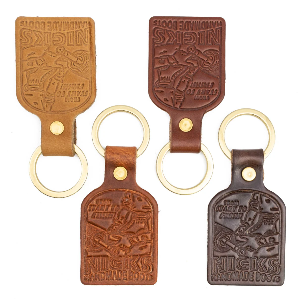 Nicks Vintage Leather Key Fob - Image 12