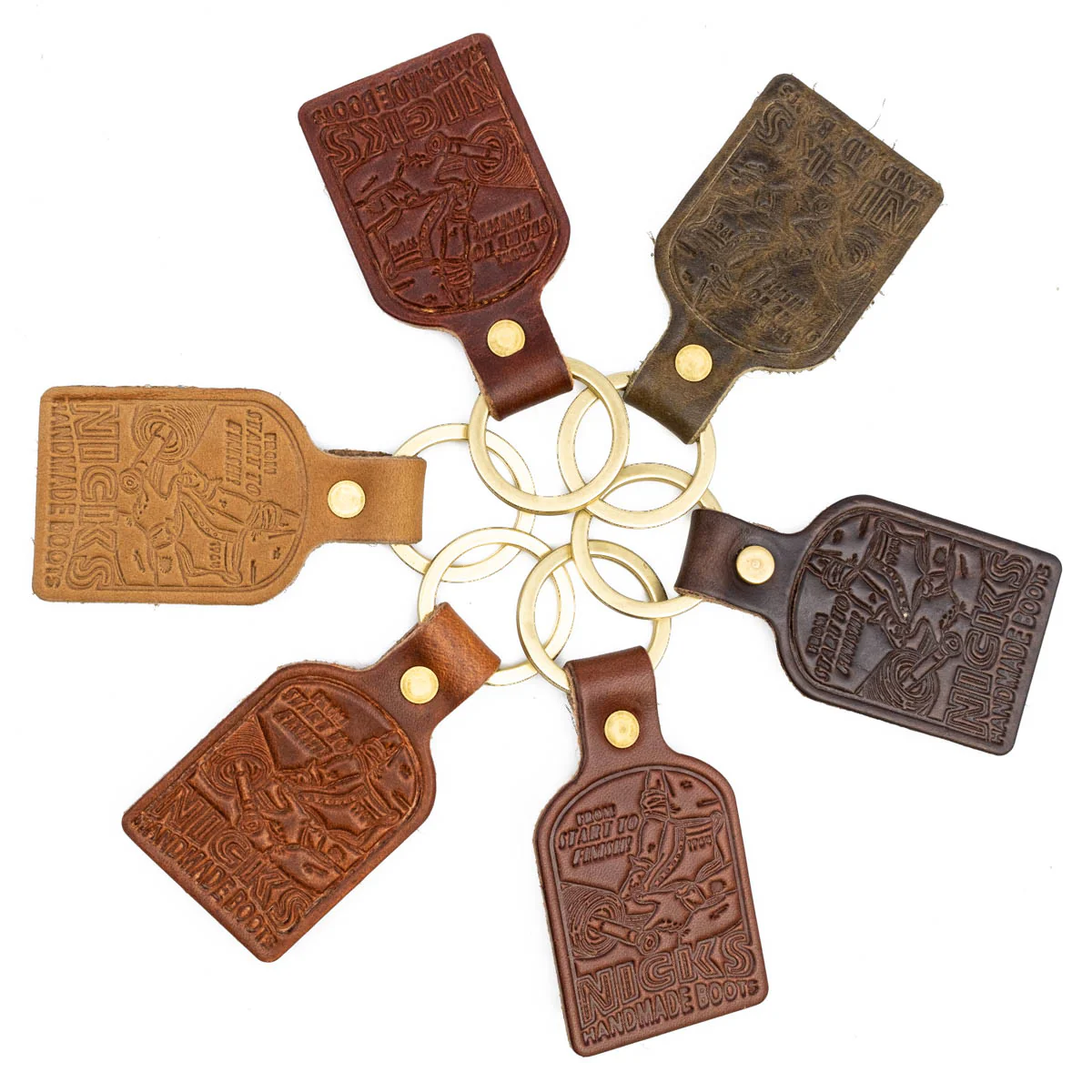 Nicks Vintage Leather Key Fob - Image 14