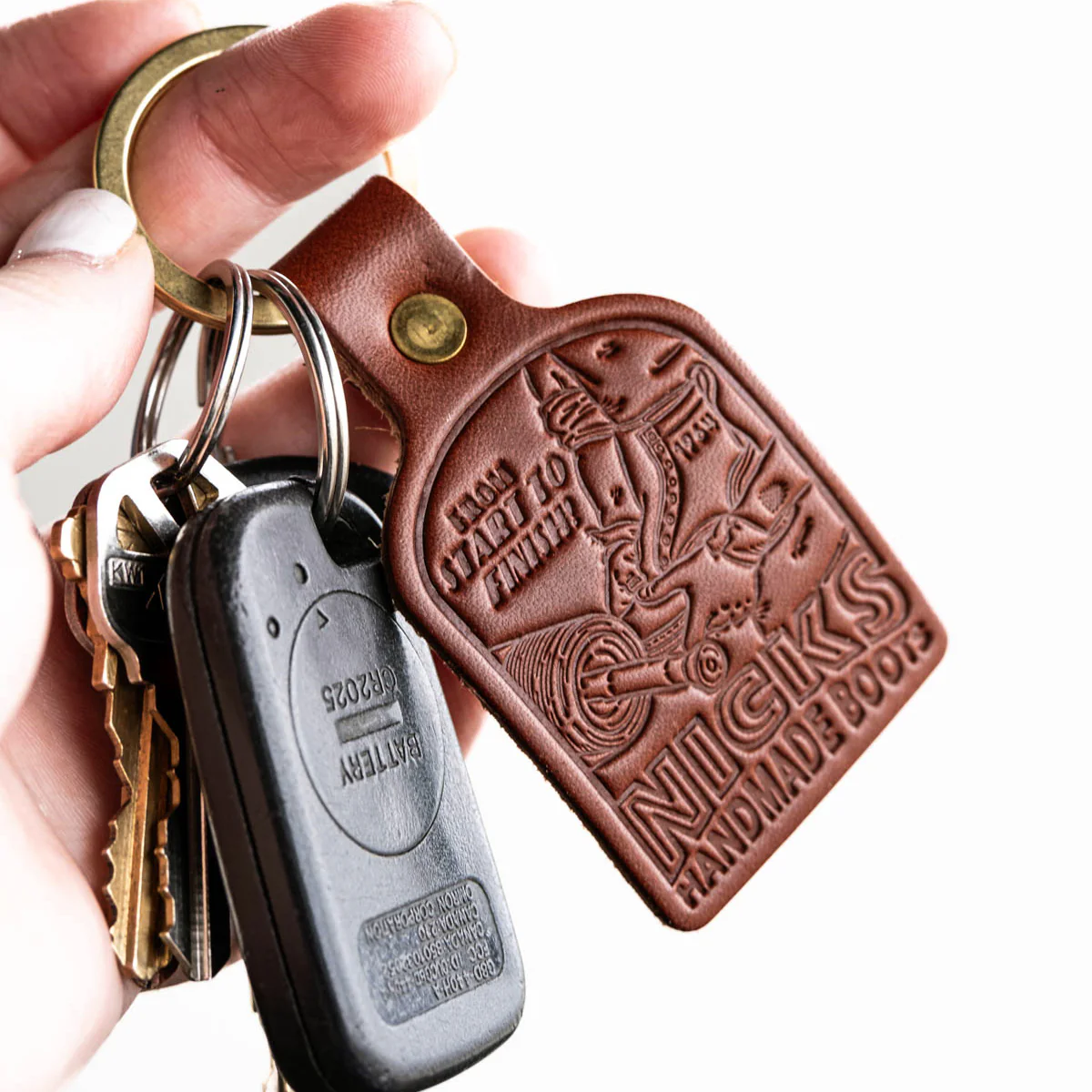 Nicks Vintage Leather Key Fob - Image 16