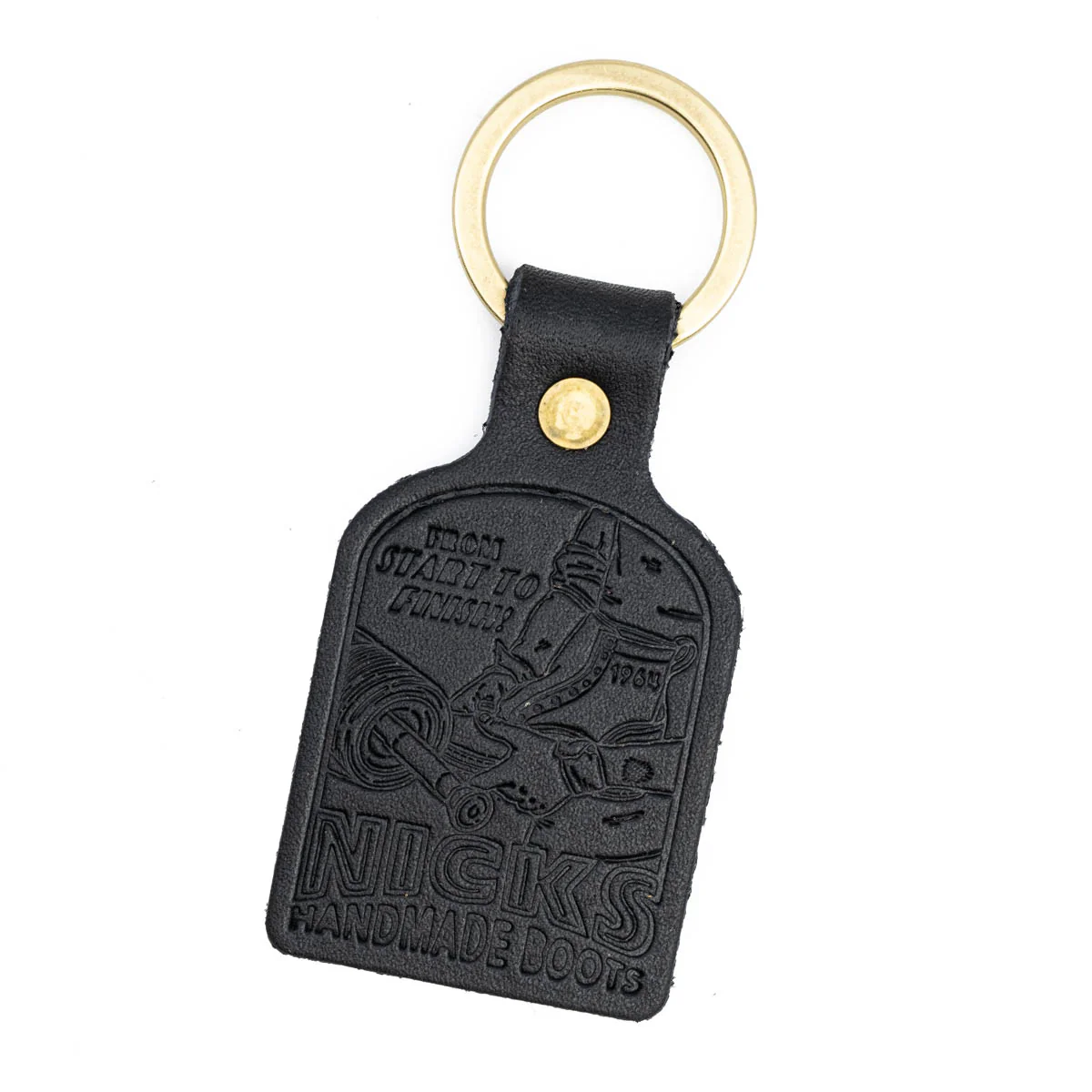 Nicks Vintage Leather Key Fob - Image 8