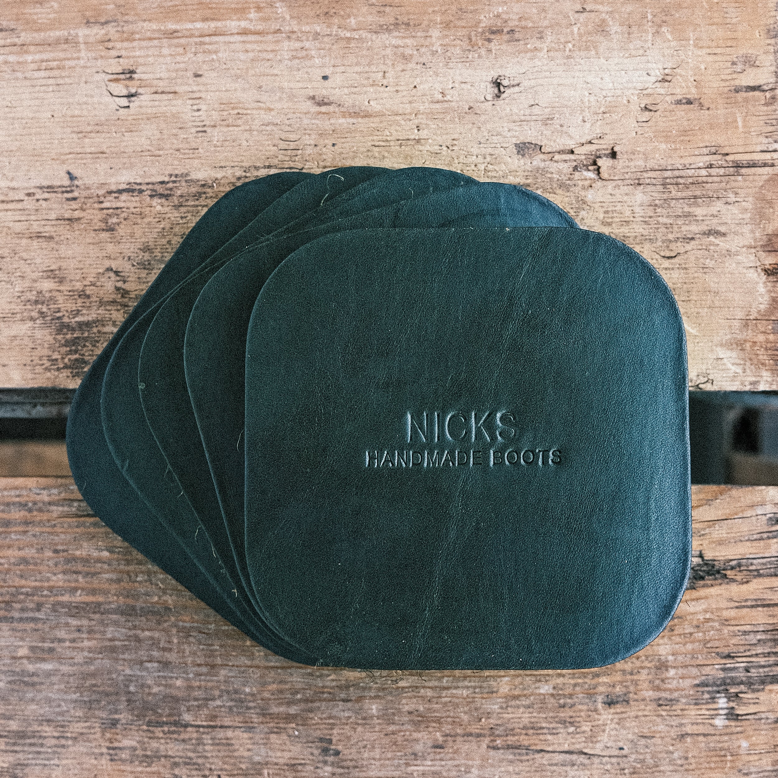 Wickett & Craig Heavy Duty Belt Leather Coasters (12–15oz, 5 Pack) - Image 13
