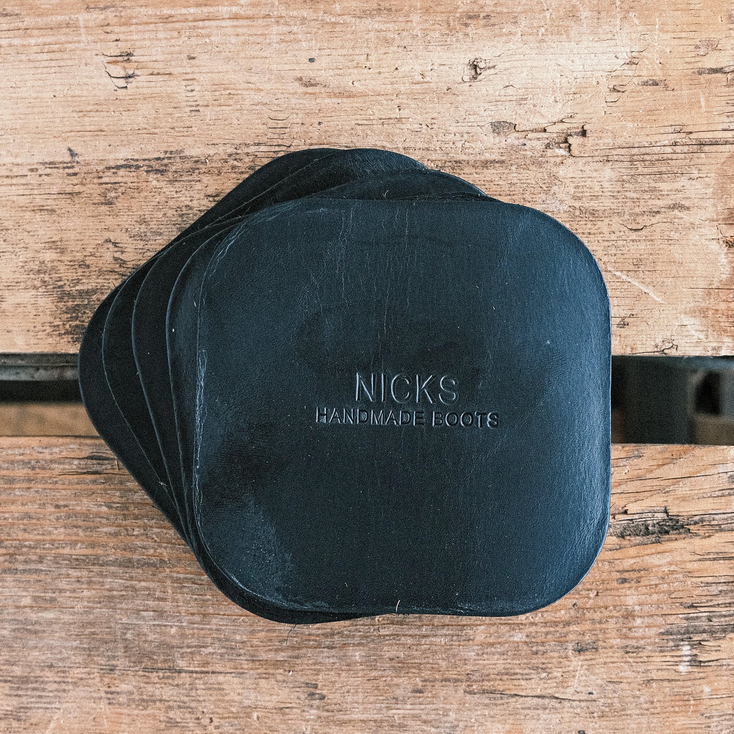 Wickett & Craig Heavy Duty Belt Leather Coasters (12–15oz, 5 Pack) - Image 15